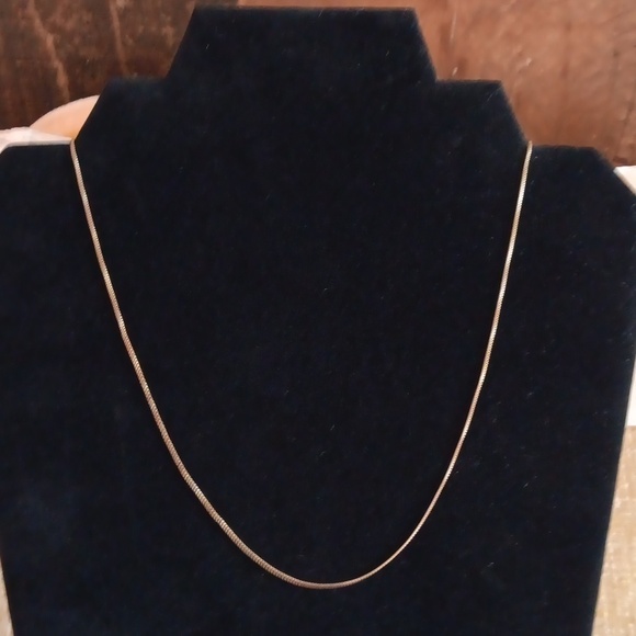 FAS Gold Plated 925 Italy Silver Chain Necklace - Picture 1 of 8